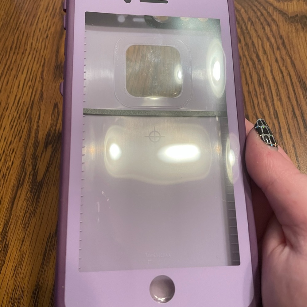 Purple iphone 8 plus LifeProof case